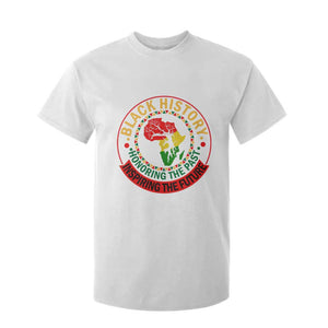 Inspiring The Future Honoring The Past T Shirt For Kid African American Heritage TS12 White Print Your Wear