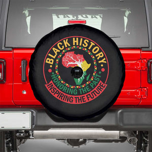 Inspiring The Future Honoring The Past Spare Tire Cover African American Heritage TS12 Black Print Your Wear