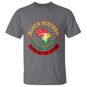Inspiring The Future Honoring The Past T Shirt African American Heritage TS12 Charcoal Print Your Wear