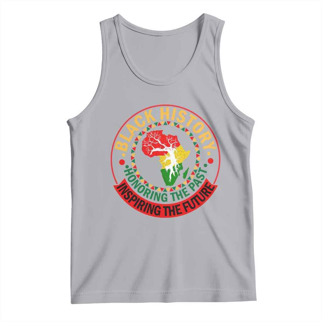 Inspiring The Future Honoring The Past Tank Top African American Heritage TS12 Athletic Heather Print Your Wear