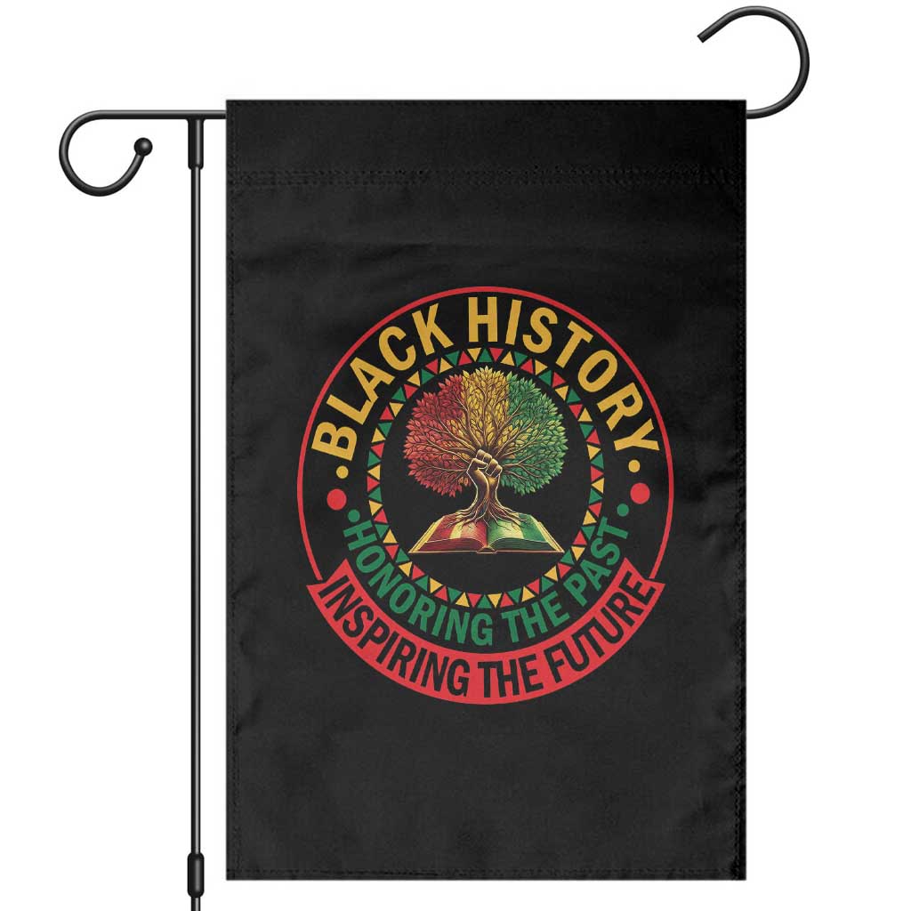 Black History Month Quote Garden Flag Honoring The Past Inspiring The Future Gift TS12 Black Print Your Wear