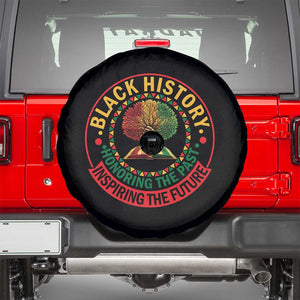 Black History Month Quote Spare Tire Cover Honoring The Past Inspiring The Future Gift TS12 Black Print Your Wear