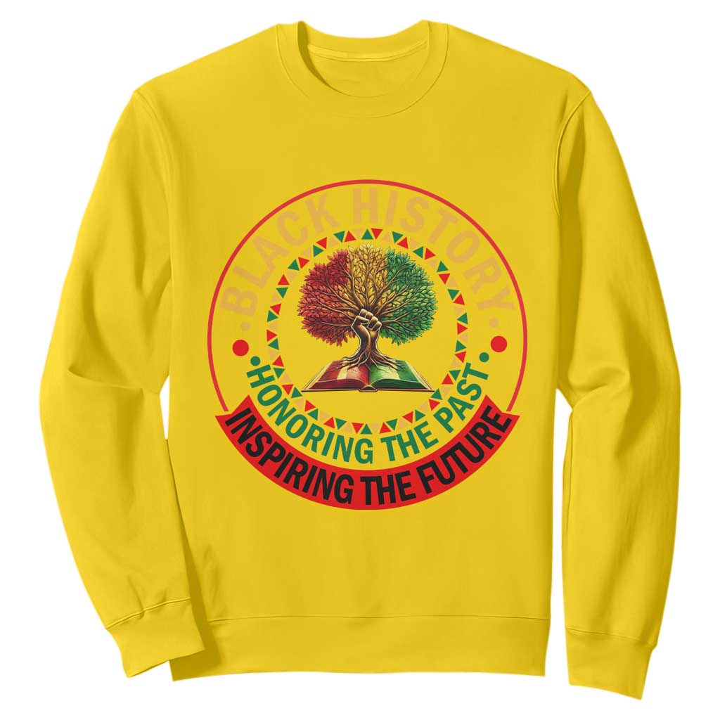 Black History Month Quote Sweatshirt Honoring The Past Inspiring The Future Gift TS12 Daisy Print Your Wear