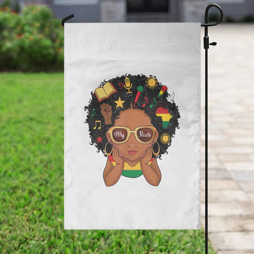 My Roots Black History Culture Pride Garden Flag African American Heritage TS12 Print Your Wear