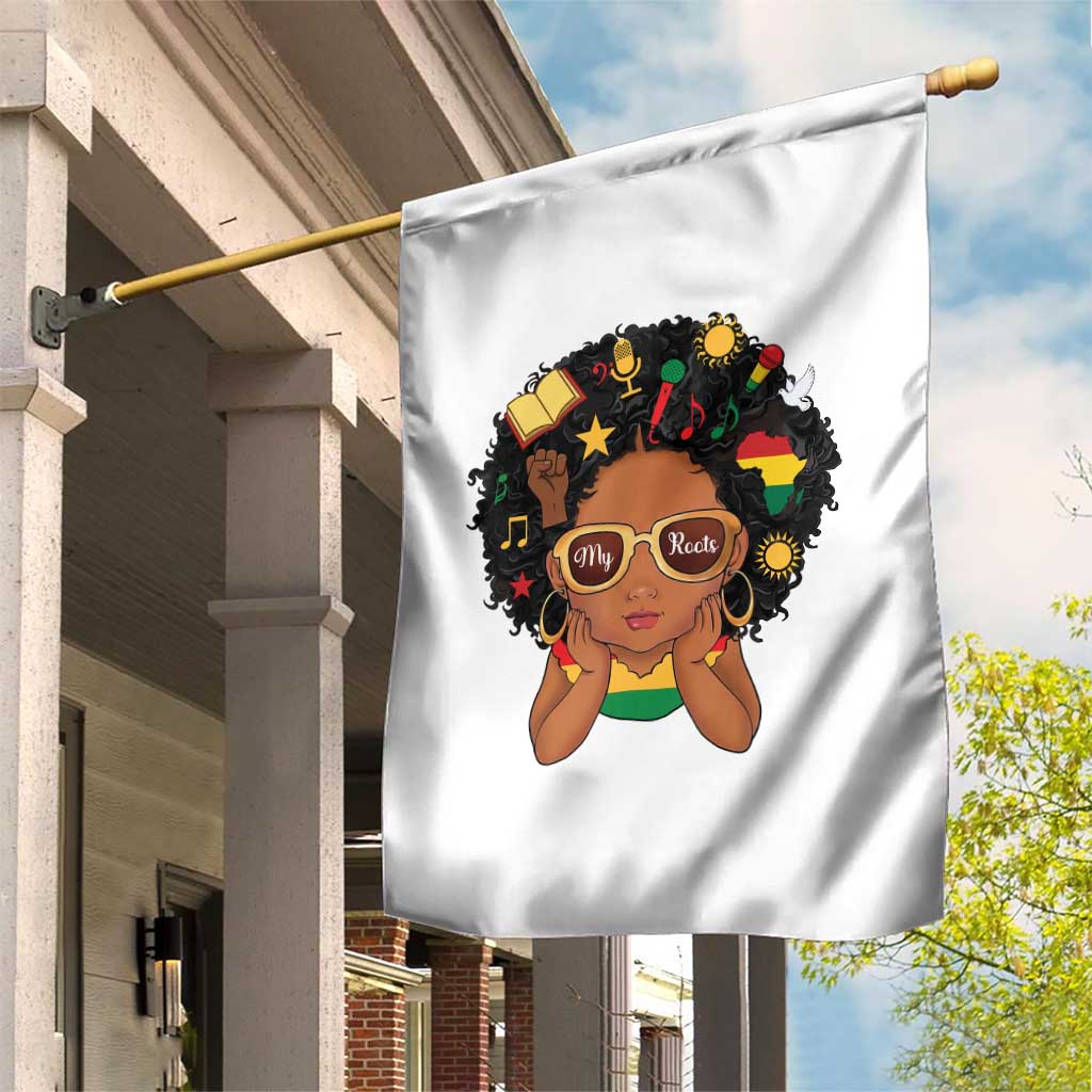 My Roots Black History Culture Pride Garden Flag African American Heritage TS12 Print Your Wear