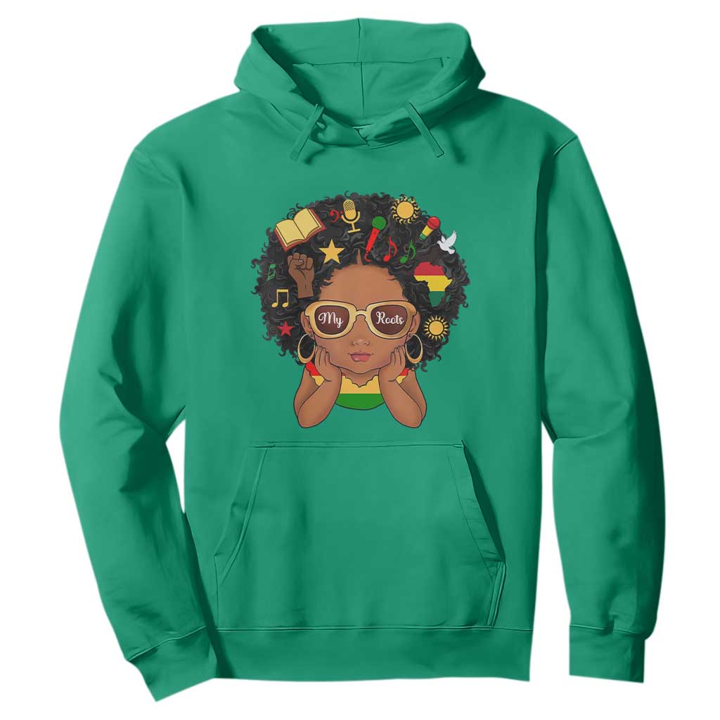 My Roots Black History Culture Pride Hoodie African American Heritage TS12 Irish Green Print Your Wear