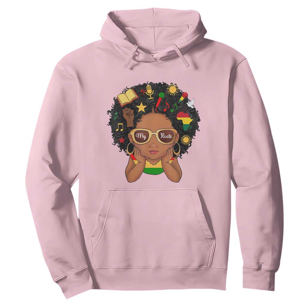 My Roots Black History Culture Pride Hoodie African American Heritage TS12 Light Pink Print Your Wear