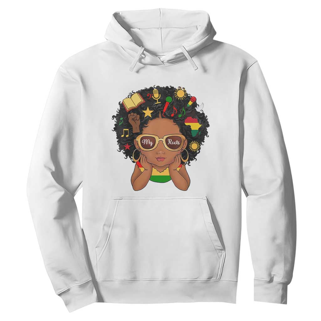 My Roots Black History Culture Pride Hoodie African American Heritage TS12 White Print Your Wear