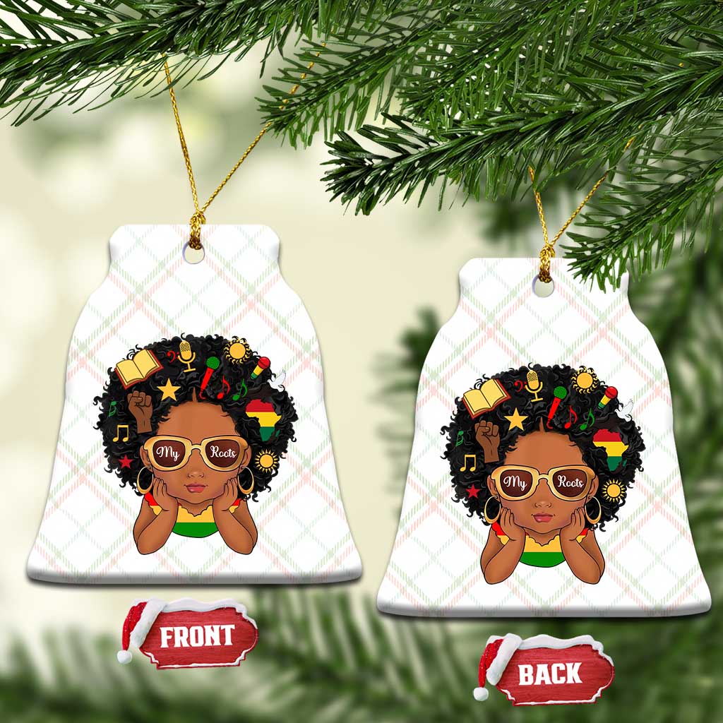 My Roots Black History Culture Pride Ceramic Ornament African American Heritage TS12 Print Your Wear