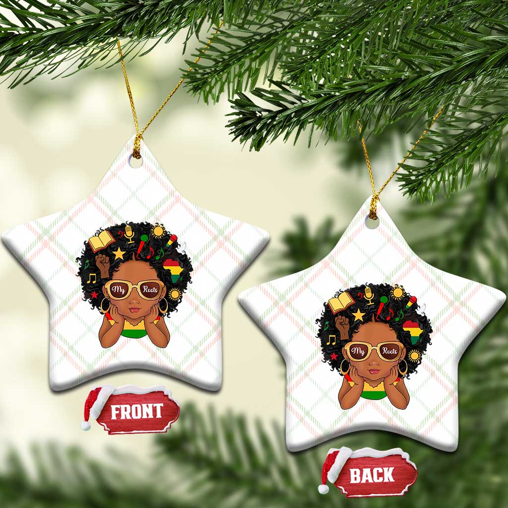 My Roots Black History Culture Pride Ceramic Ornament African American Heritage TS12 Print Your Wear