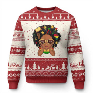 My Roots Black History Culture Pride Ugly Christmas Sweater African American Heritage TS12 Beige Red Print Your Wear