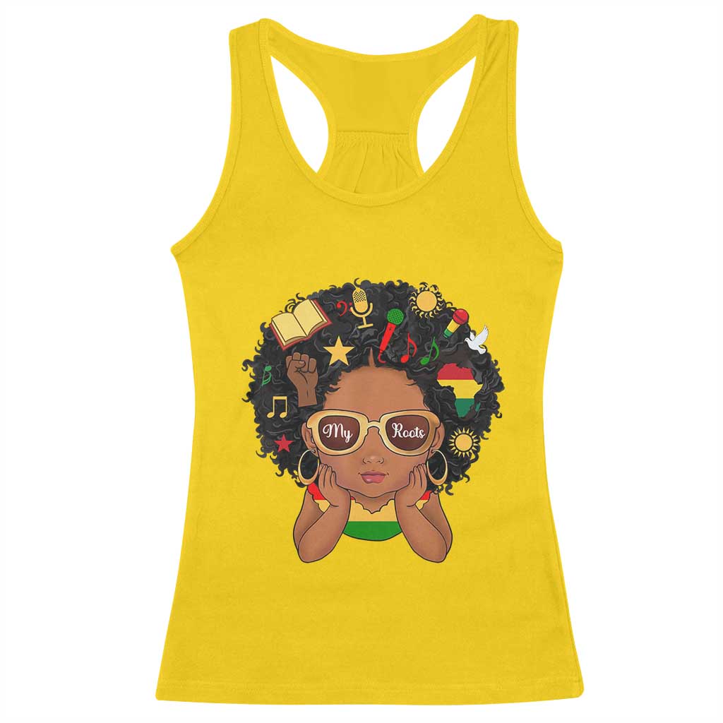 My Roots Black History Culture Pride Racerback Tank Top African American Heritage TS12 Daisy Print Your Wear