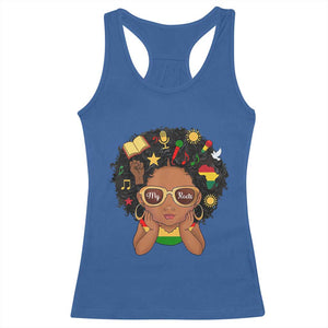 My Roots Black History Culture Pride Racerback Tank Top African American Heritage TS12 Royal Blue Print Your Wear