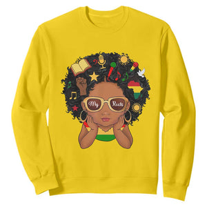My Roots Black History Culture Pride Sweatshirt African American Heritage TS12 Daisy Print Your Wear