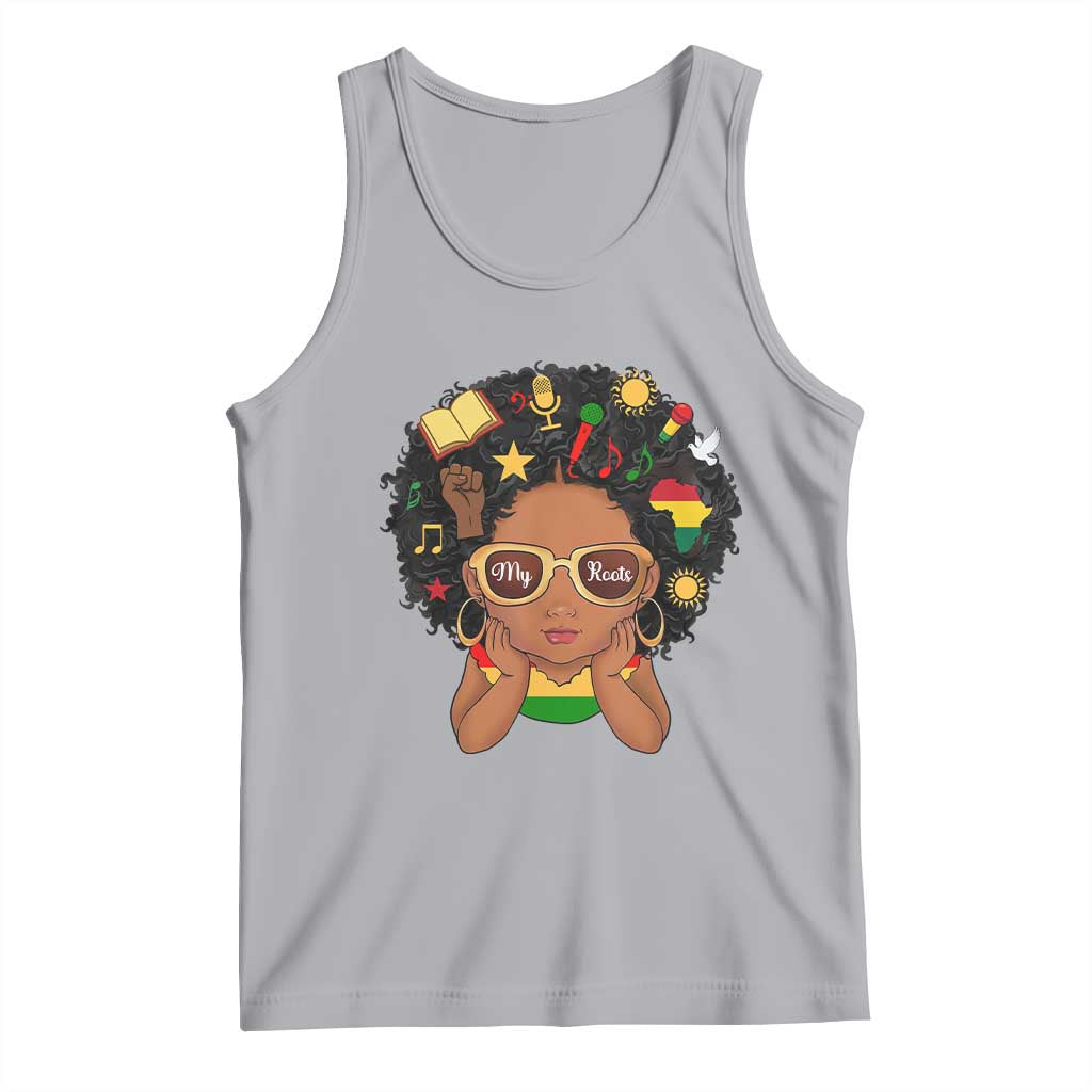 My Roots Black History Culture Pride Tank Top African American Heritage TS12 Athletic Heather Print Your Wear