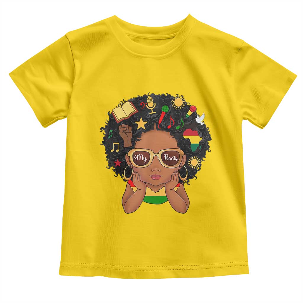 My Roots Black History Culture Pride Toddler T Shirt African American Heritage TS12 Daisy Print Your Wear
