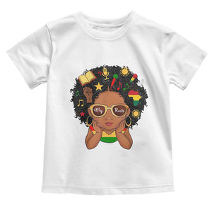 My Roots Black History Culture Pride Toddler T Shirt African American Heritage TS12 White Print Your Wear