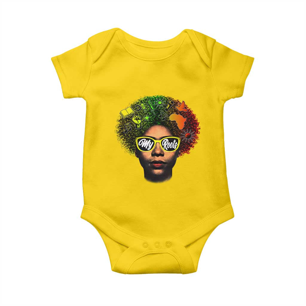 Black History Month Baby Onesie My Roots African American Pride Gift TS12 Daisy Print Your Wear