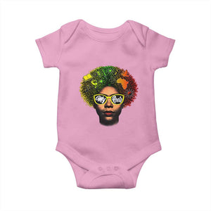 Black History Month Baby Onesie My Roots African American Pride Gift TS12 Light Pink Print Your Wear