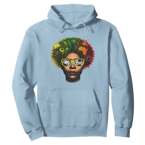 Black History Month Hoodie My Roots African American Pride Gift TS12 Light Blue Print Your Wear