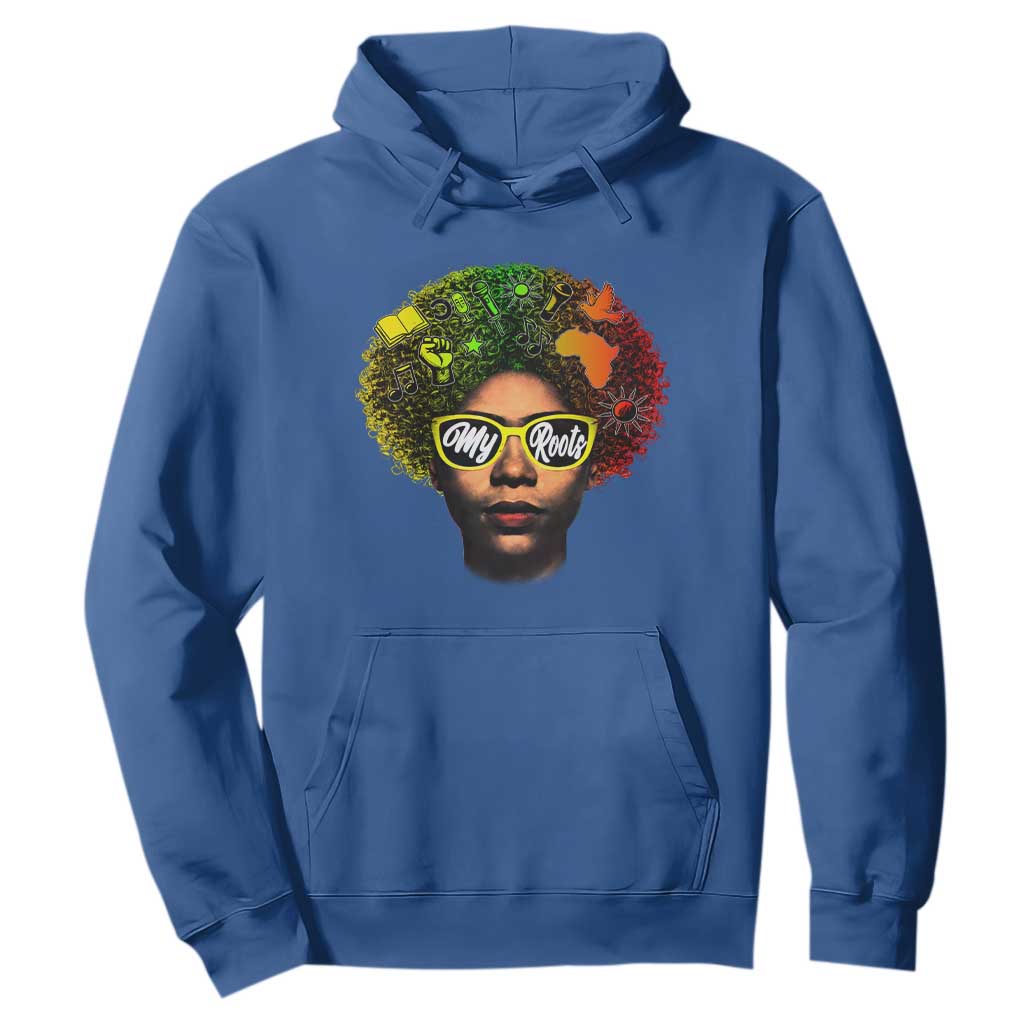 Black History Month Hoodie My Roots African American Pride Gift TS12 Royal Blue Print Your Wear