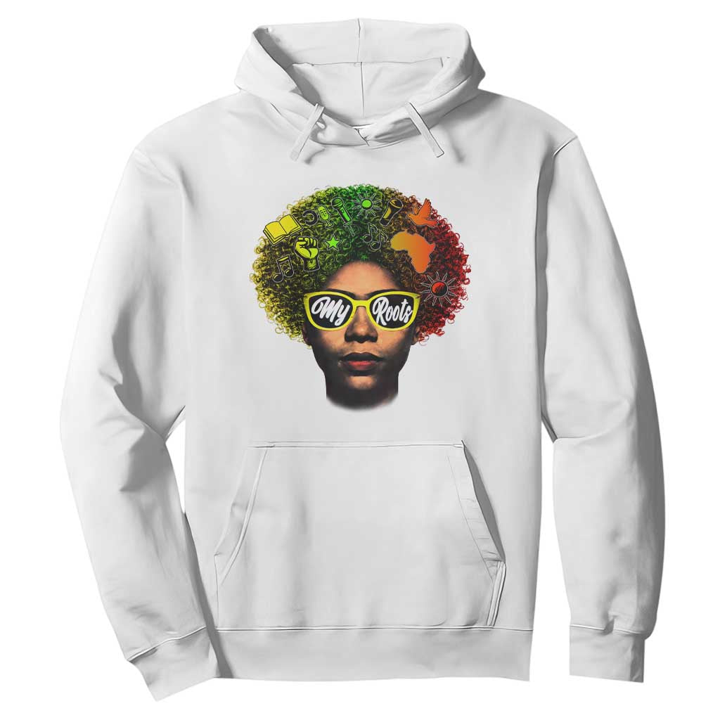 Black History Month Hoodie My Roots African American Pride Gift TS12 White Print Your Wear