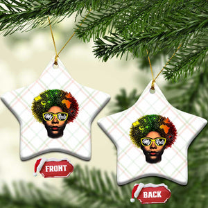 Black History Month Ceramic Ornament My Roots African American Pride Gift TS12 Print Your Wear