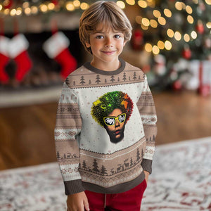 Black History Month Ugly Christmas Sweater My Roots African American Pride Gift TS12 Mocha Mousse Print Your Wear