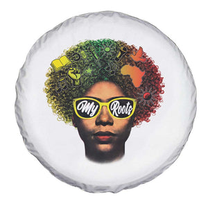 Black History Month Spare Tire Cover My Roots African American Pride Gift TS12 Print Your Wear