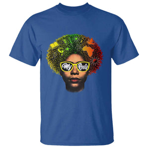 Black History Month T Shirt My Roots African American Pride Gift TS12 Royal Blue Print Your Wear