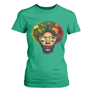 Black History Month T Shirt For Women My Roots African American Pride Gift TS12 Irish Green Print Your Wear