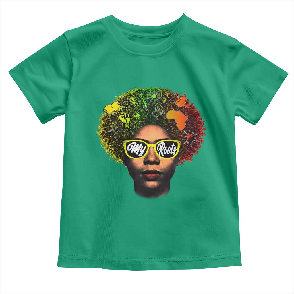 Black History Month Toddler T Shirt My Roots African American Pride Gift TS12 Irish Green Print Your Wear