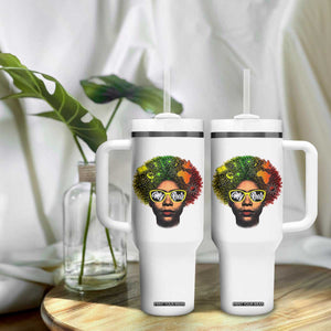 Black History Month Tumbler With Handle My Roots African American Pride Gift TS12 Print Your Wear