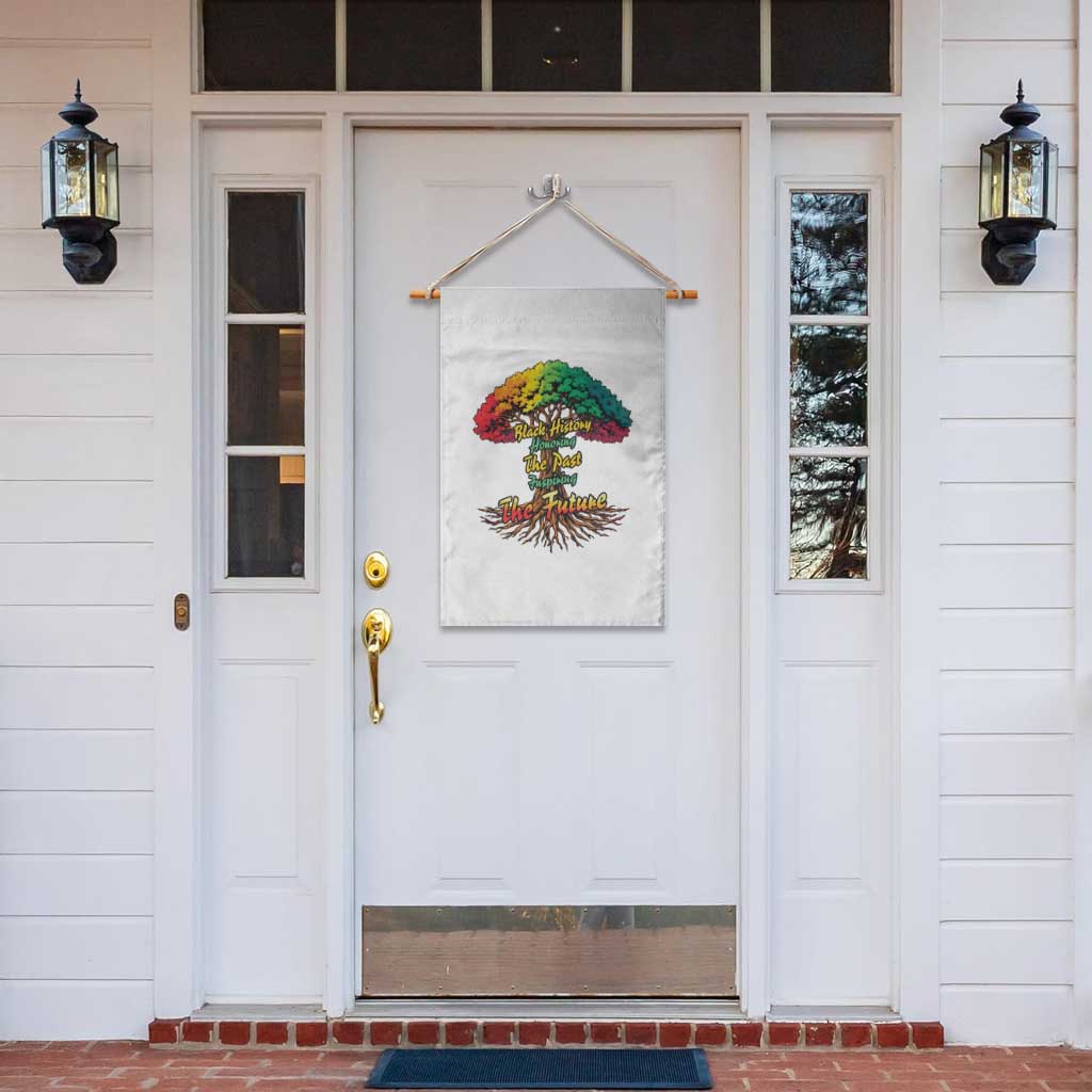 Black History Month Quote Garden Flag Inspiring The Future Honoring The Past TS12 Print Your Wear