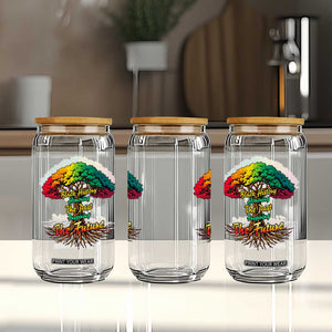 Black History Month Quote Glass Can Inspiring The Future Honoring The Past TS12 Print Your Wear