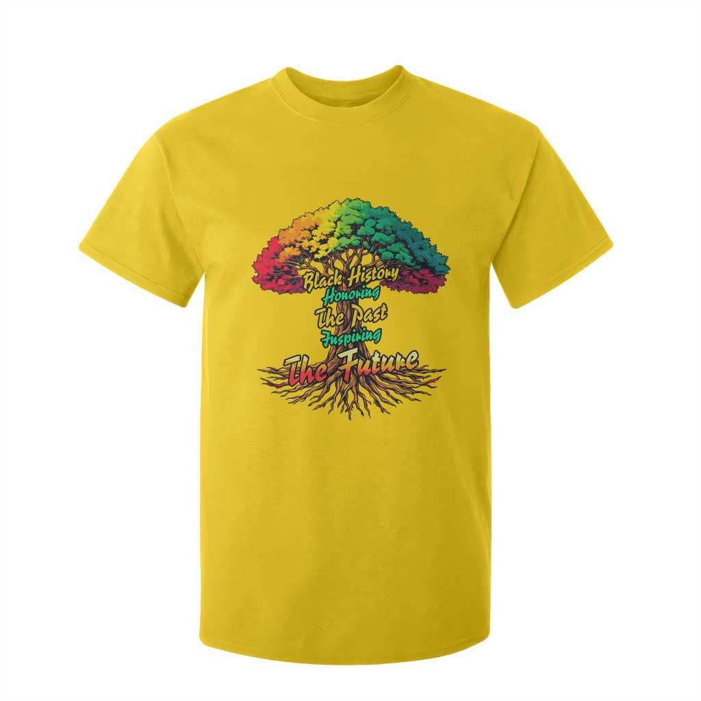Black History Month Quote T Shirt For Kid Inspiring The Future Honoring The Past TS12 Daisy Print Your Wear
