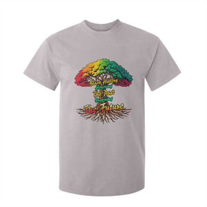 Black History Month Quote T Shirt For Kid Inspiring The Future Honoring The Past TS12 Ice Gray Print Your Wear