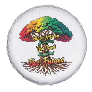 Black History Month Quote Spare Tire Cover Inspiring The Future Honoring The Past TS12 Print Your Wear