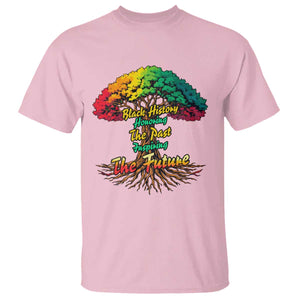 Black History Month Quote T Shirt Inspiring The Future Honoring The Past TS12 Light Pink Print Your Wear
