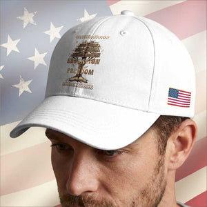 Education Is Freedom Teacher Gift Baseball Cap Inspirational Africa Map Book Stack TS12 Print Your Wear