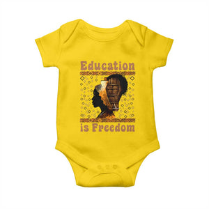 Education Is Freedom Baby Onesie Black History Women Teacher Gift TS12 Daisy Print Your Wear