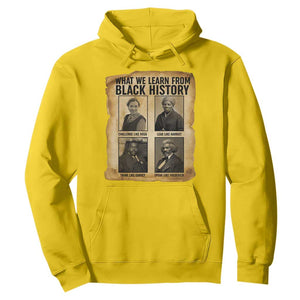 What We Learn From Black History Hoodie Vintage African American Leaders TS12 Daisy Print Your Wear