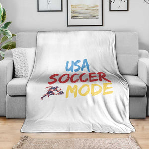 USA Soccer Mode Throw Blanket United States Team Pride TS12 Print Your Wear