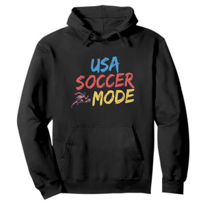 USA Soccer Mode Hoodie United States Team Pride TS12 Black Print Your Wear