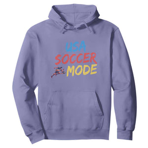 USA Soccer Mode Hoodie United States Team Pride TS12 Violet Print Your Wear