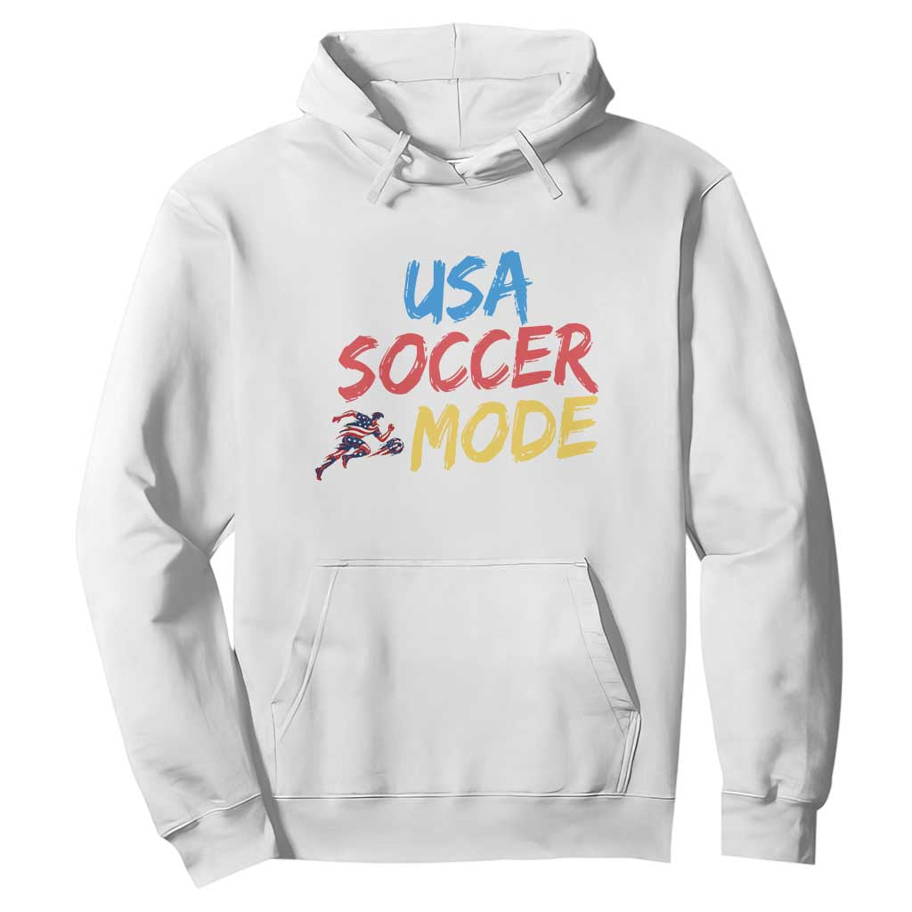USA Soccer Mode Hoodie United States Team Pride TS12 White Print Your Wear