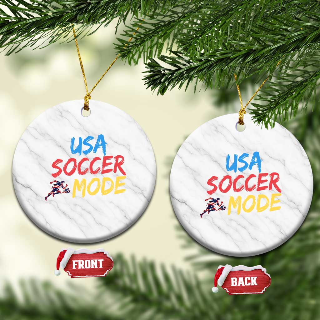 USA Soccer Mode Ceramic Ornament United States Team Pride TS12 1pc White Marble Print Your Wear