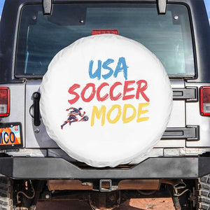 USA Soccer Mode Spare Tire Cover United States Team Pride TS12 No hole Black Print Your Wear