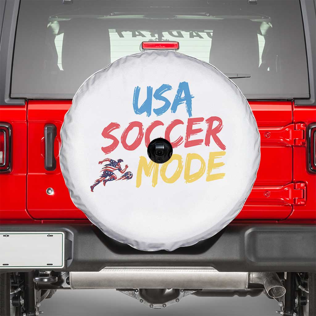 USA Soccer Mode Spare Tire Cover United States Team Pride TS12 Black Print Your Wear
