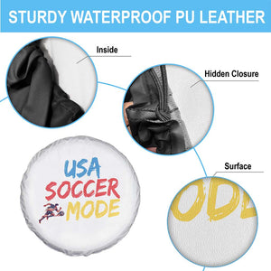 USA Soccer Mode Spare Tire Cover United States Team Pride TS12 Print Your Wear
